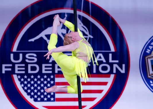 christine fox performing at us aerial federation