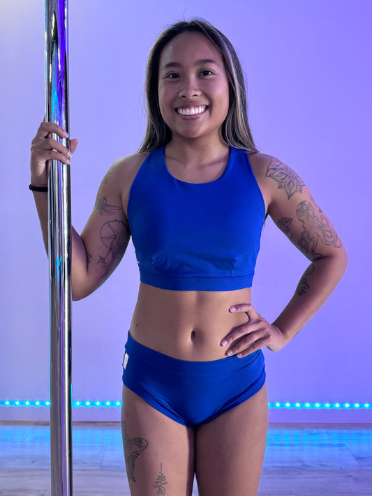 Wisteria Sports Bra- Cobalt